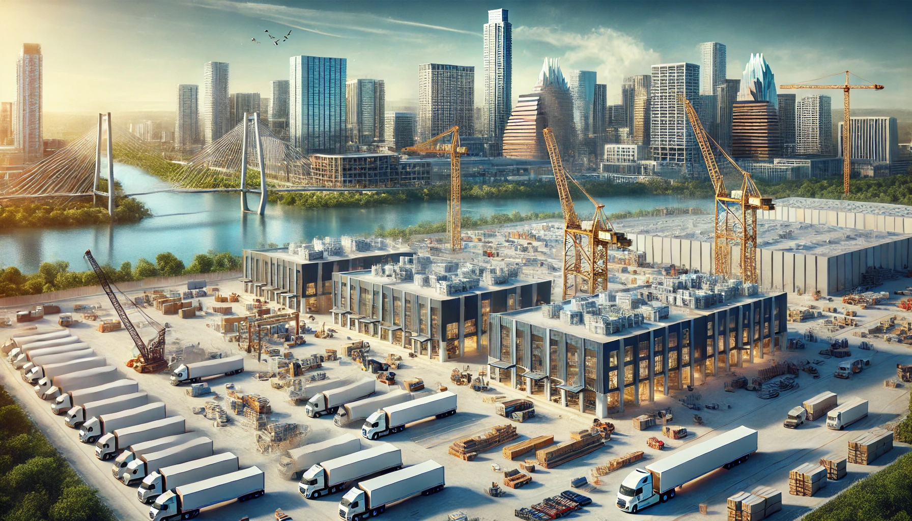 Logistikimmobilie im Bau in Austin, Texas &ndash; Investment der DEUTSCHE FINANCE GROUP